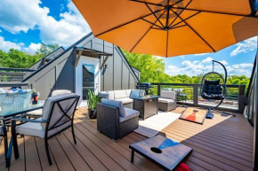 10 Min To Dt - Rooftop, Garage, Firepit, W&d
